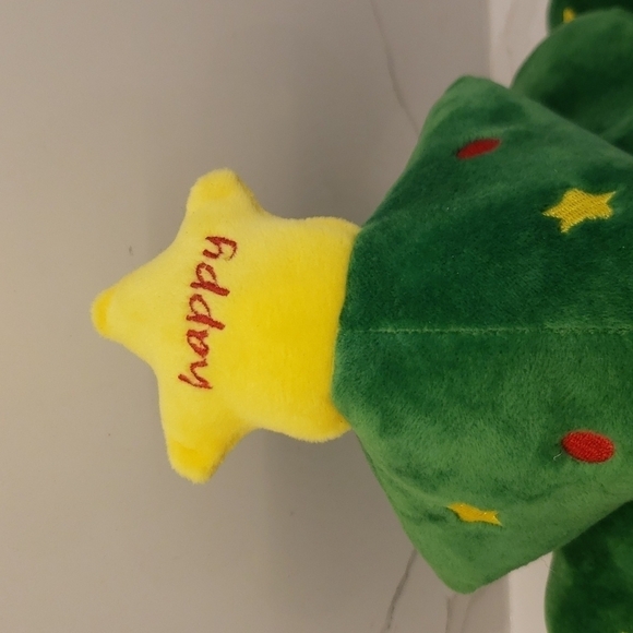 𝅺NWT Vintage MinisoLife Christmas Tree Plush Stuffed tree 12"h x 12"w - Picture 2 of 11